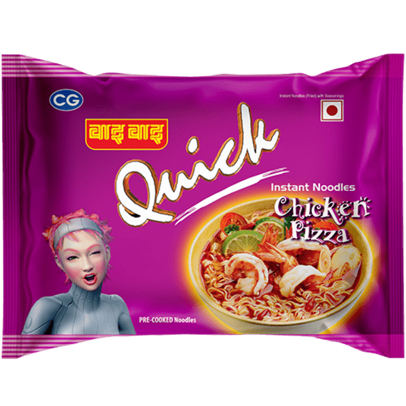 Wai Wai Quick Chicken Pizza Noodles Box