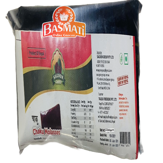Chaku Molasses Sukrose Bar 200g
