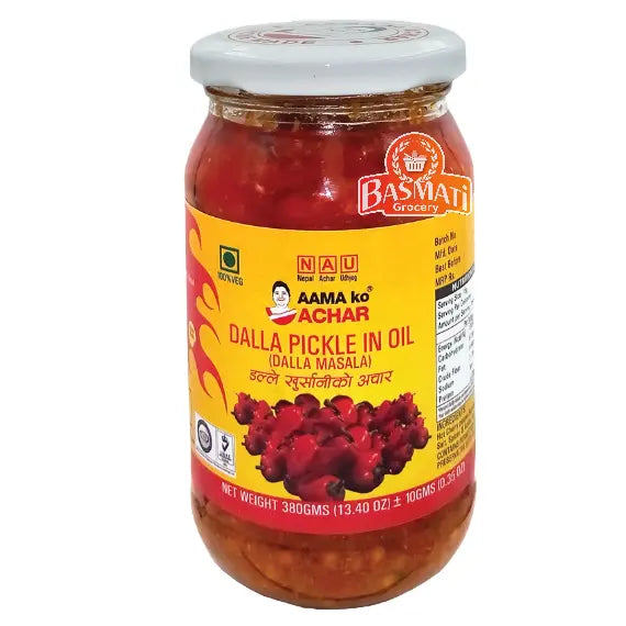 Aama ko Dalle Akabare Pickle In Oil 380g