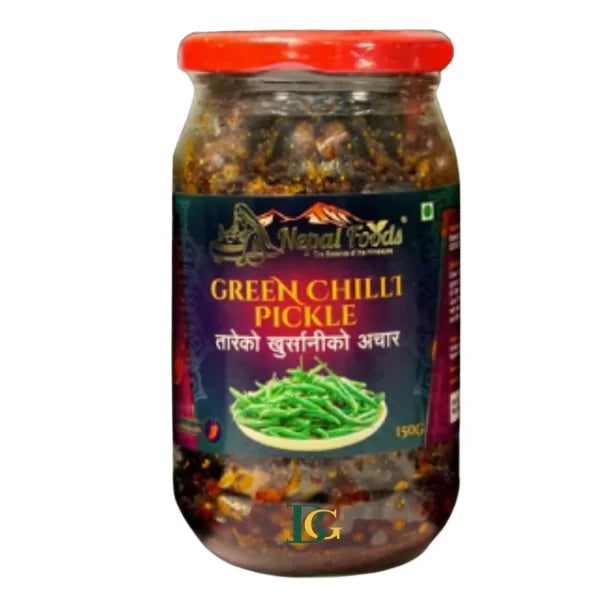 Nepal Foods Green Chilli Pickle 150g