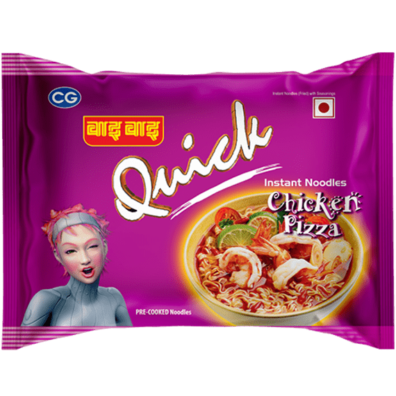 Wai Wai Quick Chicken Pizza Noodles 5packs