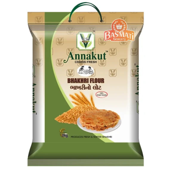 Annakut Bhakhri Atta Wheat Flour Coarse 2kg