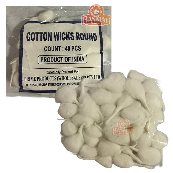 Cotton Wicks Round Kapas