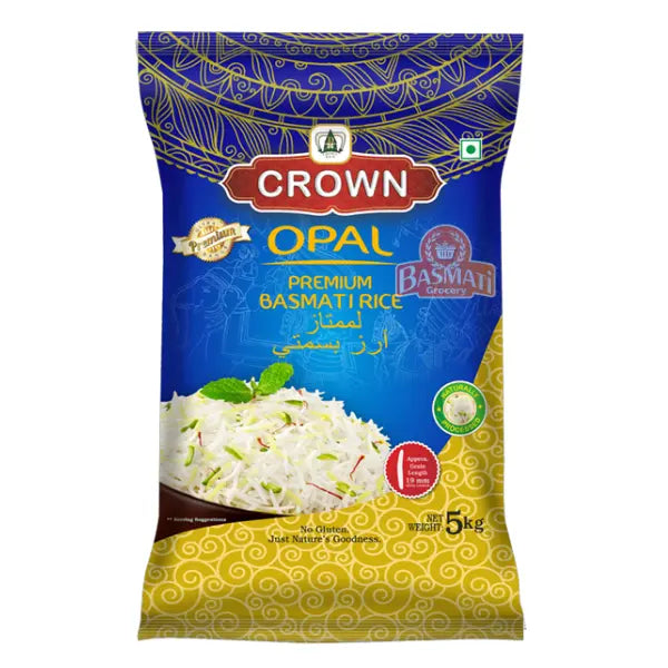 Crown Basmati Rice 5kg – Basmati Grocery Mart