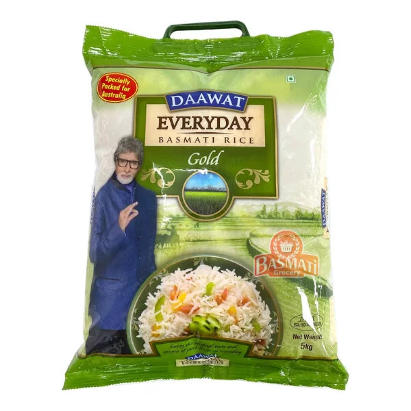 Daawat Everyday Basmati Rice 5kg 20% Extra Free