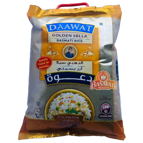 Daawat Golden Sella Basmati Rice 5kg