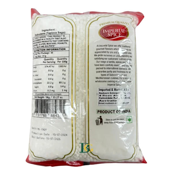 Sabudana Tapioca Pearls 1kg