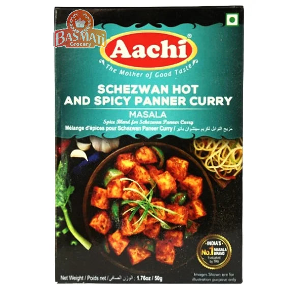 Aachi Schezwan Hot & Spicy Paneer Curry Masala 50g