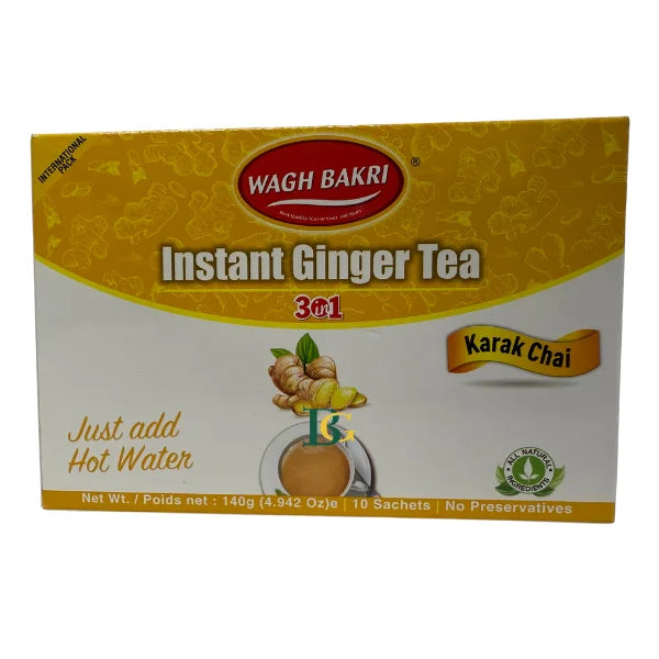 Wagh Bakri Instant Ginger Tea – Basmati Grocery Mart