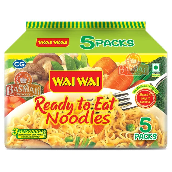 Wai Wai Veg Noodles 5packs